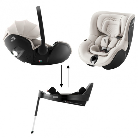 Комплект 3в1 BABY-SAFE PRO + VARIO BASE 5Z + DUALFIX 5Z LUX | Soft Taupe