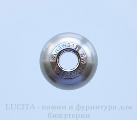 5890 Бусина Сваровски BeCharmed Pearl Crystal Grey 14х10 мм ()