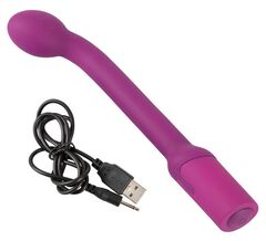 Фиолетовый вибратор G-точки G-SPOT VIBRATOR - 22 см. - 