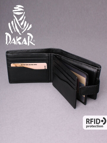 DKB1101R Preto - Портмоне Dakar с RFID защитой