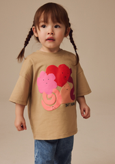 Футболка для девочки Next E44-977, Бежевый