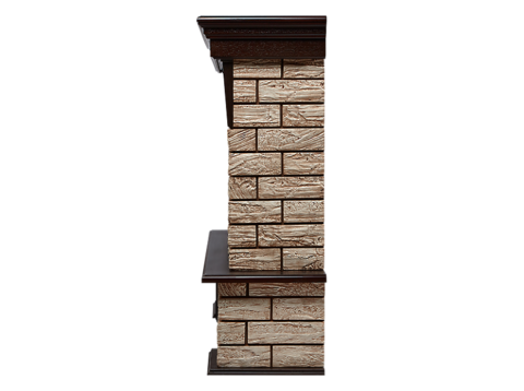 Портал Electrolux Forte Wood Classic камень коричневый, шпон темный дуб