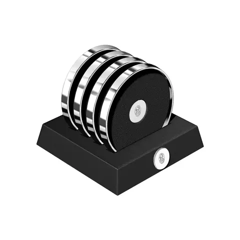 Набор подставок под стаканы El Casco Chrome