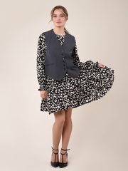 Комплект женский платье+жилет