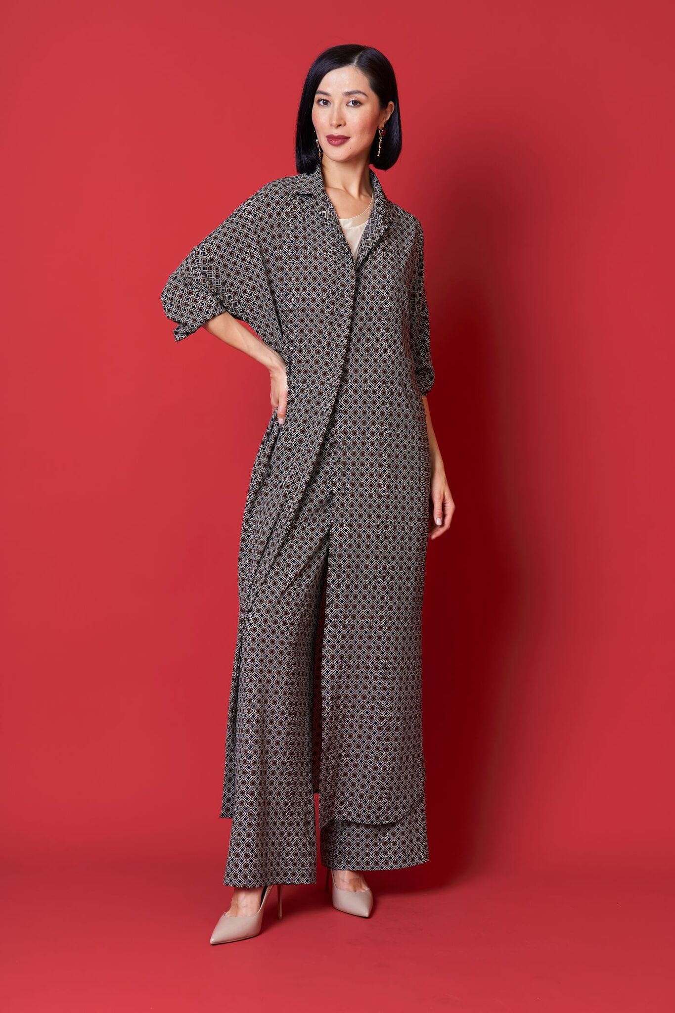 Платье "Масси" Удлиненное