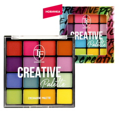 TF Палетка теней CREATIVE PALETTE 16 тонов тон 01 Цветная  CTE39