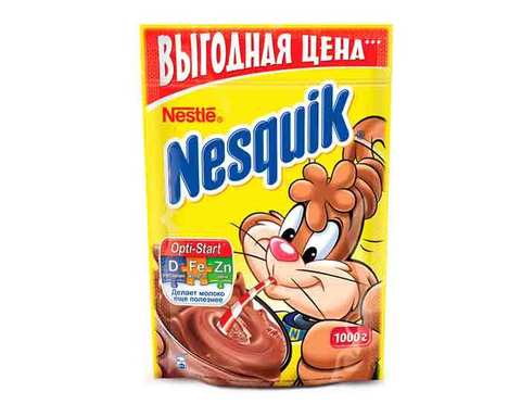 Какао Nestle Nesquik, 1 кг