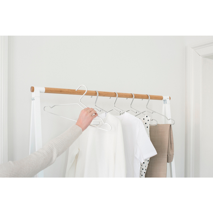 Алюминиевые вешалки для одежды 4 шт., Серебряный, арт. 118661 - фото 3