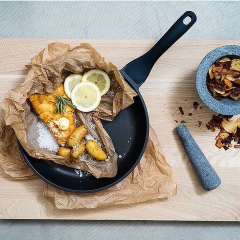 Сковорода Gastrolux индукционная 26 см со съемной ручкой, низкая