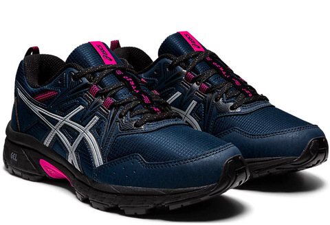 Кроссовки беговые с влагозащитой Asics Gel Venture 8 AWL French Blue/Pink Rave женские