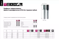 Бор-фреза твердосплавная A(ZYA) 6,0x18x58x6мм HM Ruko 116010