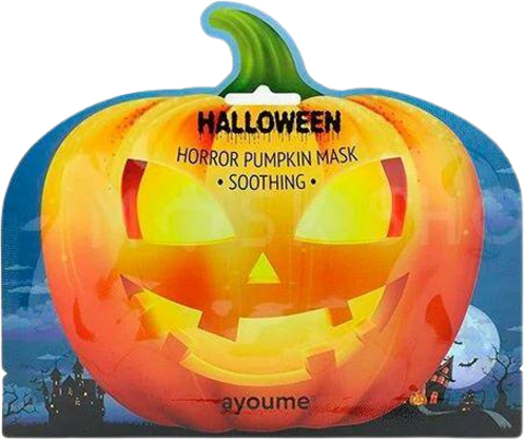 Ayoume Halloween Маска на тканевой основе Halloween Horror Pumpkin Mask [Soothing]