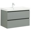 Aquanet 337961 Тумба Вега 2.0 80 2 ящ. цв.мисти грин (337961)