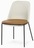Стул Embrace бежевая ткань и коричневая экокожа