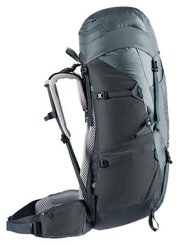 Картинка рюкзак туристический Deuter Aircontact Lite 60+10 SL shale-graphite - 8