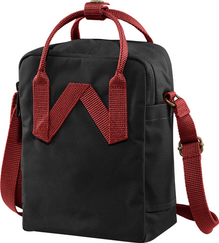 Картинка сумка для документов Fjallraven Kanken Sling 550-326 Black-Ox Red - 2