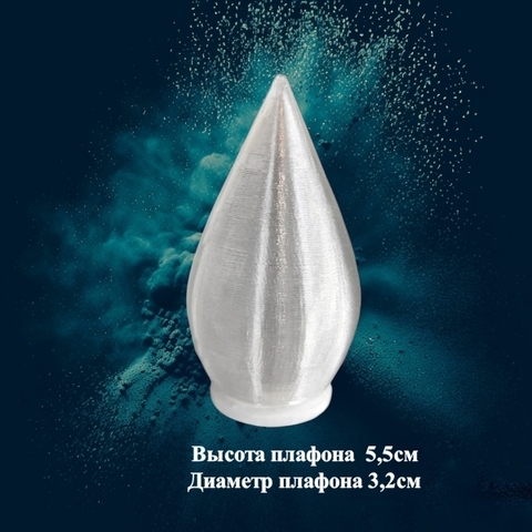 Набор плафонов конус на резьбе/ высотой 7см, 5,5см, 6см, 5см Пластик (16шт)