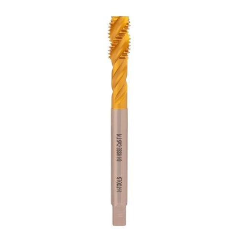 Метчик М14х1,0 (Машинный, винт.) DIN374 HSSE-TiN 6h C/2-3P R45 100мм a=9,0 H-Tools 513X01-D2-0143