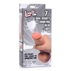 Реалистичный фаллоимитатор с имитацией эякуляции Loadz Squirting Dildo - 18,5 см. - 