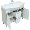 Aquanet 274164 Тумба Донна 100 цв.бел.дуб/белый (Yalaier) (274164)