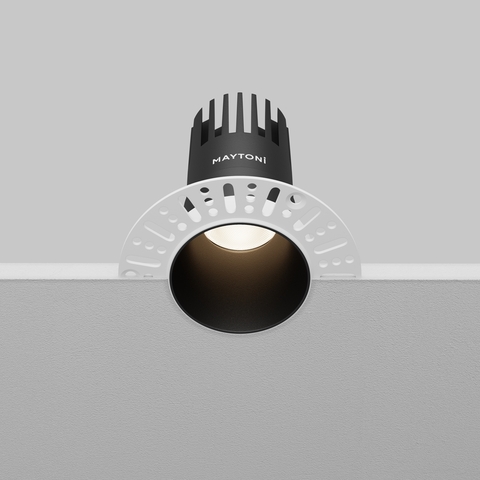 Встраиваемый светодиодный светильник Maytoni Dip DL120-10W-4K-TRS-B