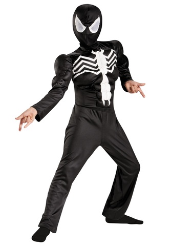 Человек паук костюм детский с мускулами Веном