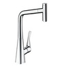 Смеситель для кухни с выдвижным изливом и лейкой Hansgrohe M71 73803000