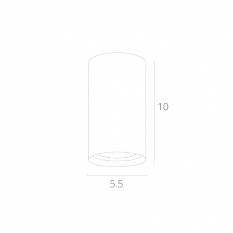 Накладной светильник Arte Lamp UNIX A1516PL-1GY