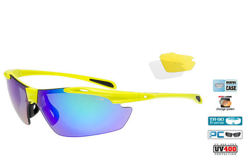 Очки Goggle Raven Race Neon Yellow