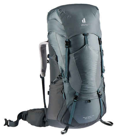 Картинка рюкзак туристический Deuter Aircontact Lite 60+10 SL shale-graphite - 1