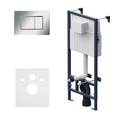Am.Pm I012707.0251 ProC инсталляция для подвес унитаза с клавишей ProC S пластик. хром глянцевый