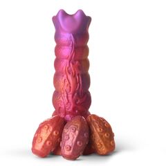 Фантазийный фаллоимитатор Nymphoid Ovipositor Silicone Dildo - 16,5 см. - 