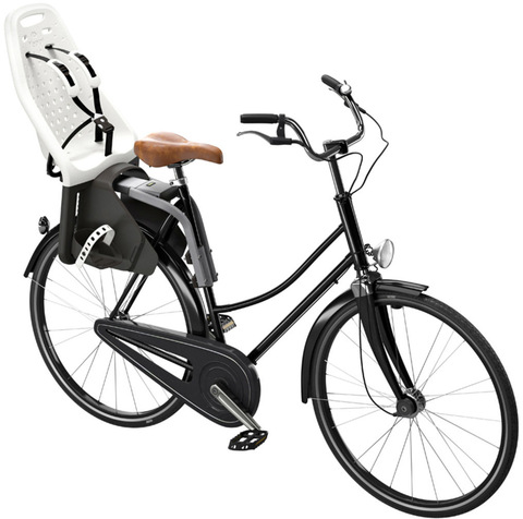 Картинка велокресло Thule Yepp Maxi Seat Post белое - 4