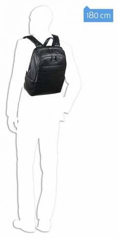 Рюкзак Piquadro Modus, чёрный, кожа натуральная (CA3214MO/N)