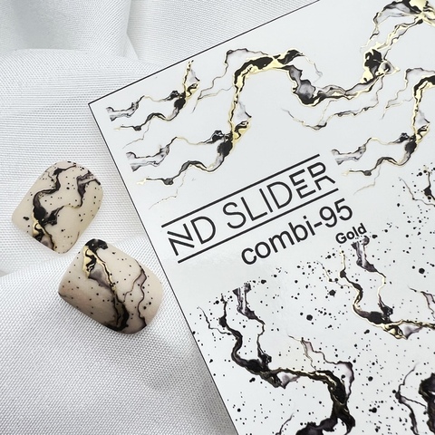 Слайдер-дизайн Nail Design combi-95 золото