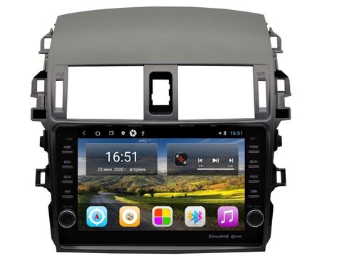 Магнитола Toyota Corolla E150 (2007-2013) Android 11 2/16GB IPS AHD  модель CBК-1007T3L