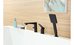 Смеситель для ванны Lemark Bronx - LM3745BL