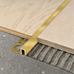 Латунный П-образный профиль ЛПО-П10х10 2700 мм