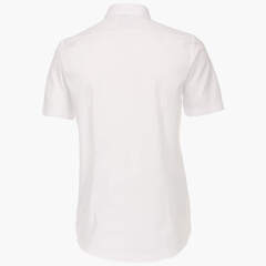 Сорочка мужская Venti Body Fit 603450800-000 белая из фактурной ткани, короткий рукав