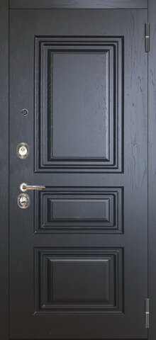 Теплая дверь входная Аргус Люкс 3К 2П Скиф/Ариана, 2 замка, 1,8 мм металл, (шоколад горький+белая эмаль) #2