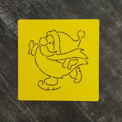 Санта Клаус №14 на коньках