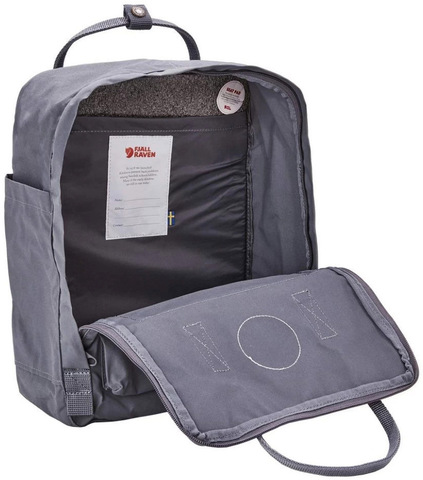 Картинка рюкзак городской Fjallraven Kanken 046 Super Grey - 4