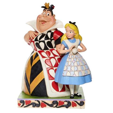 Алиса и Королева Червей статуэтка Disney Traditions