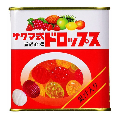 Карамель в банке фруктовое ассорти Sakuma, 115 гр