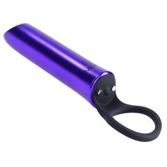 Мини-вибратор Merci Power Play со скошенным кончиком - 13,3 см. - 