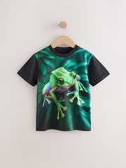 Футболка для мальчика Next AG3-595, Черный, Зеленый