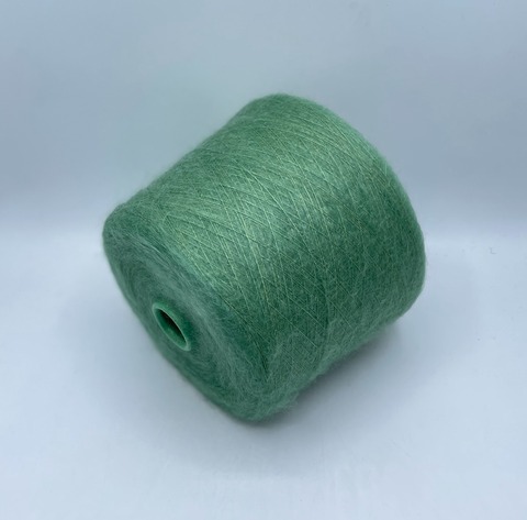 Filcom (пр.Италия), art.Aurora, 850м/100 гр. 70% Суперкидмохер, 30% Шелк , цвет-Дымчато-зеленый (634) арт-36273