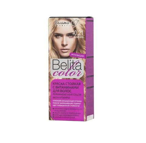Белита-М COLOR NEW Краска для волос тон №10.21 Шампань (с витаминами)