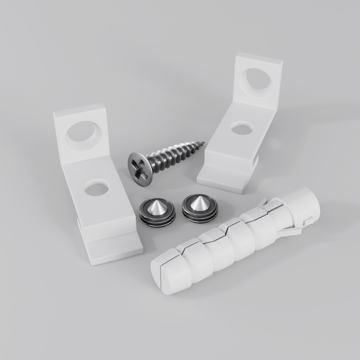 Комплект креплений для радиусного профиля Maytoni (2 шт) ALM-3535R-1MT