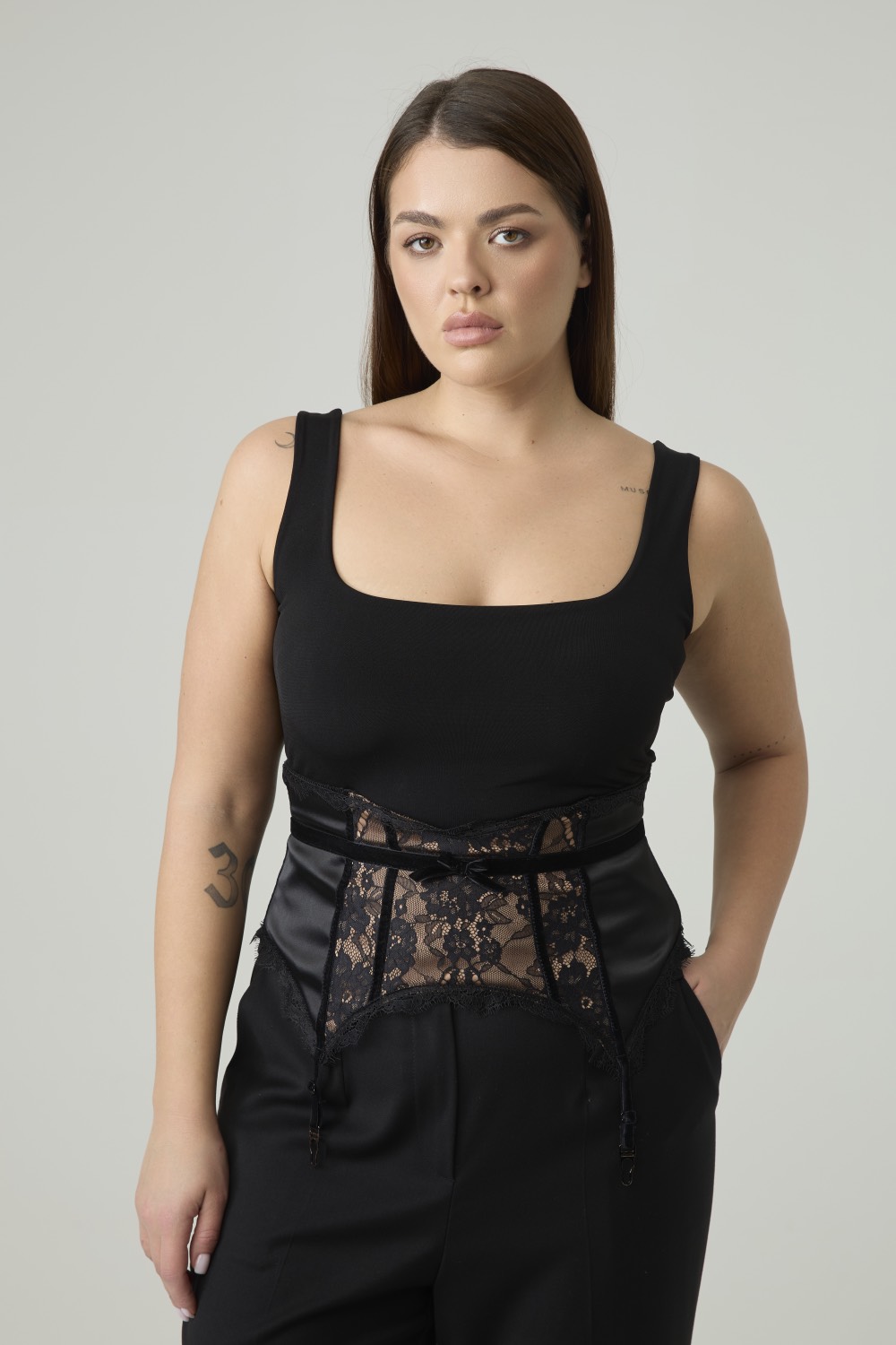 Пояс корсетный, черный